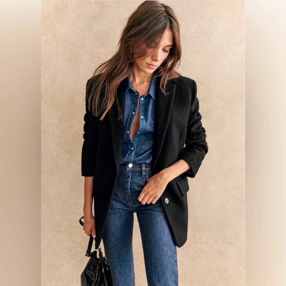 NWT Sezane Ralph Jacket Wool Coat